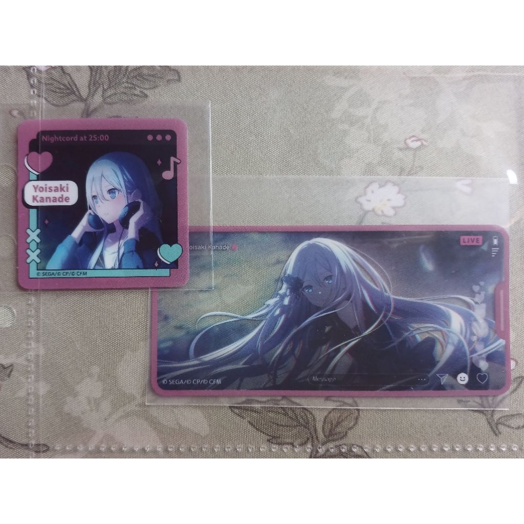 Merch | [RARE] Project Sekai Kanade Mafuyu Tricologe Memoste