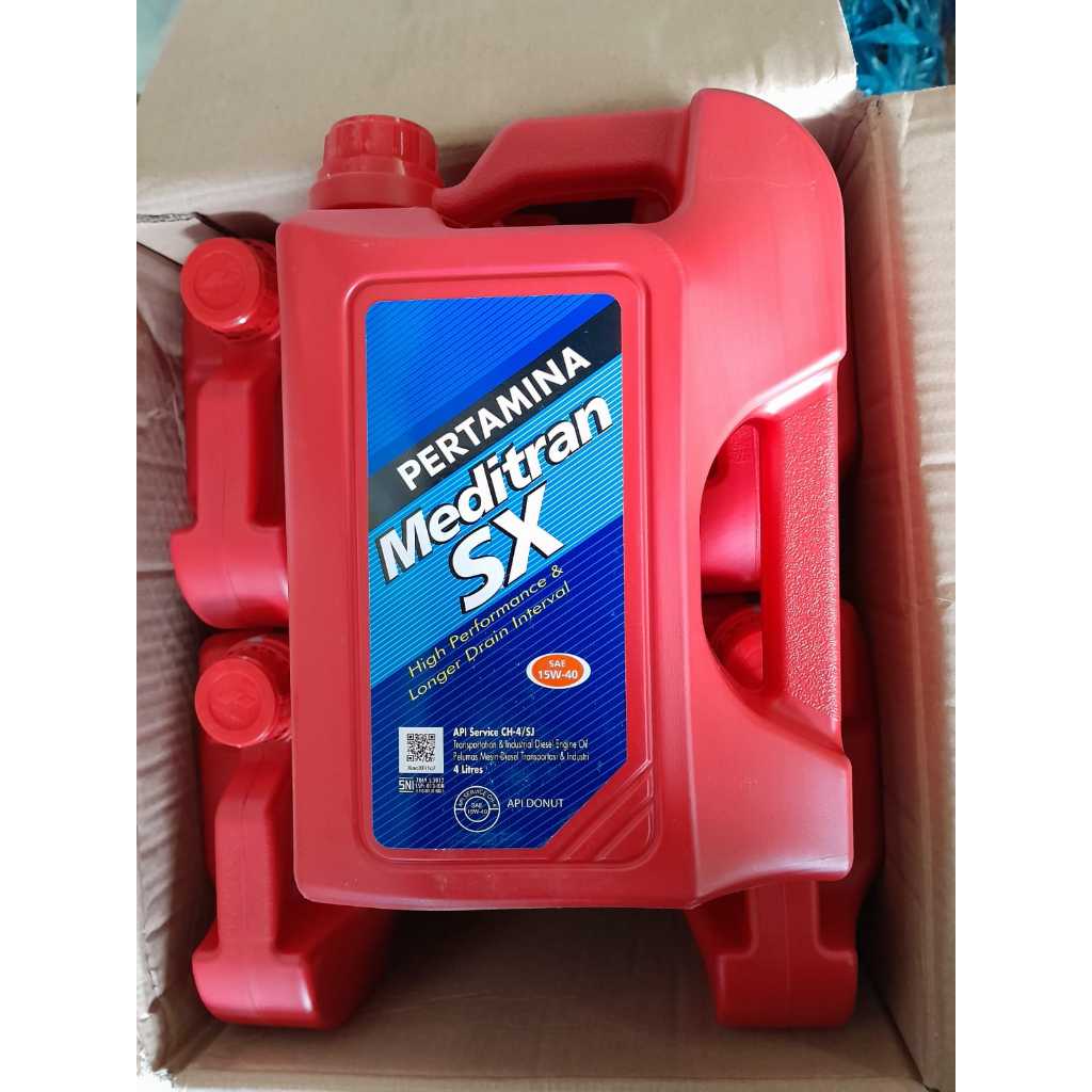 oli meditran sx 4L sae 15w-40 oli diesel pertamina resmi