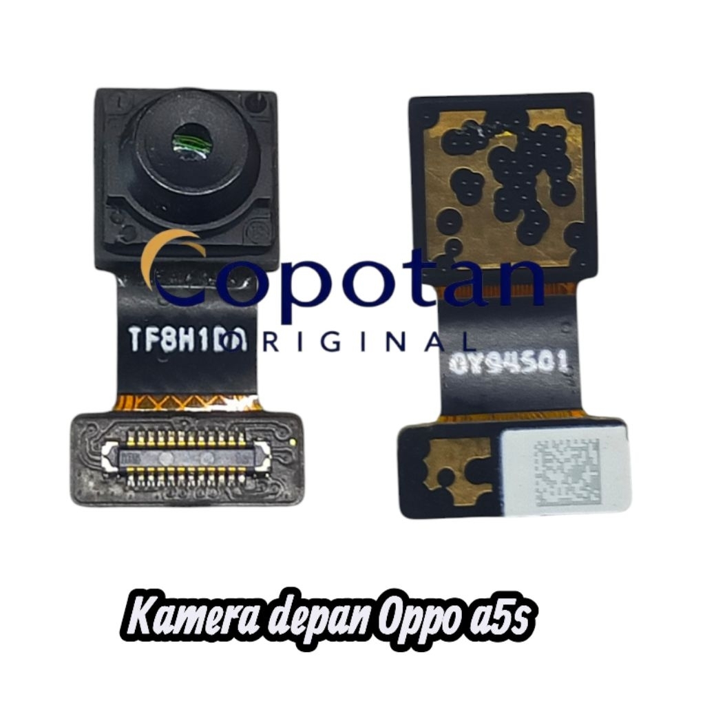 kamera depan Oppo a5s copotan