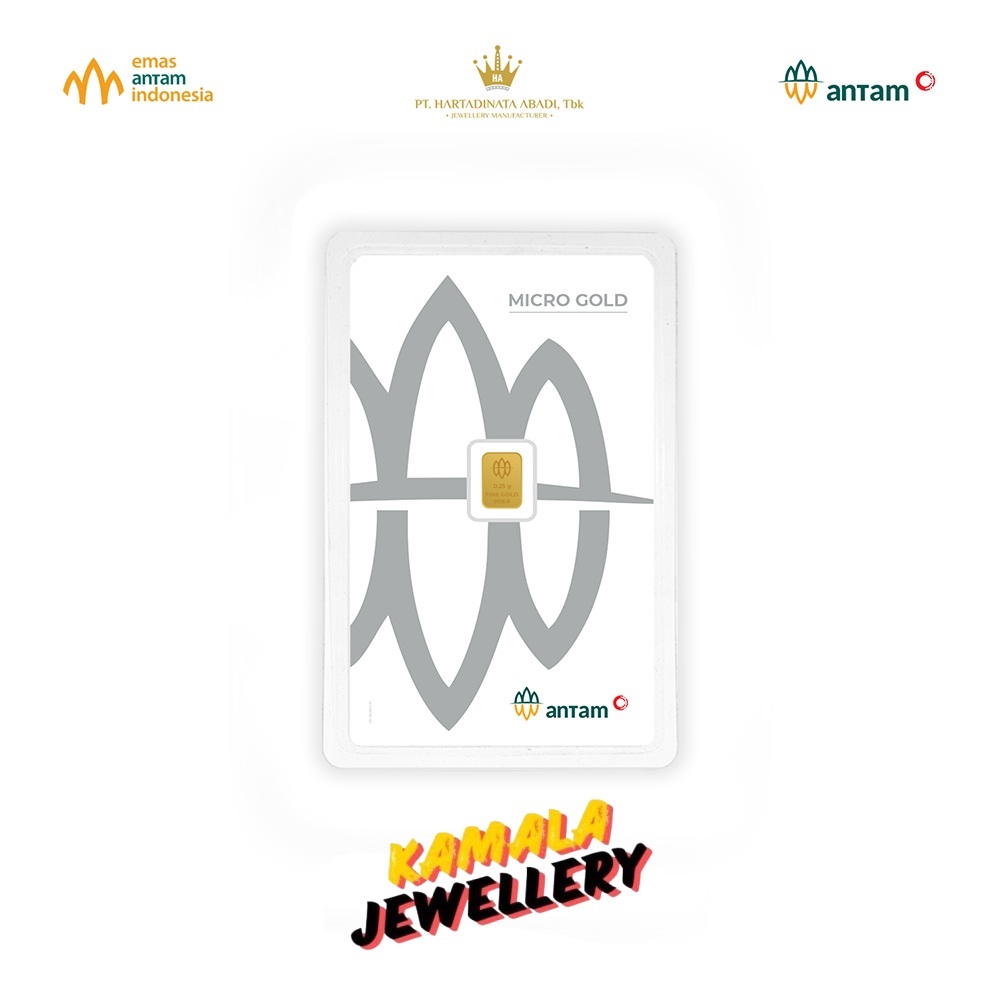 Logam Mulia Emas Micro Gold Antam x Hartadinata Abadi 0.25 gram 0,25 gr LM