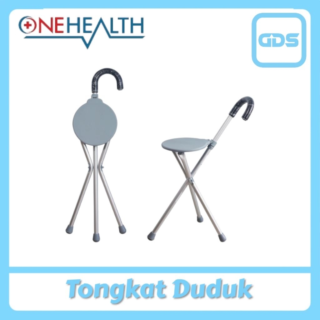 Tongkat Kursi  Tongkat Kursi Lansia Tongkat Duduk  Tongkat Orang Tua