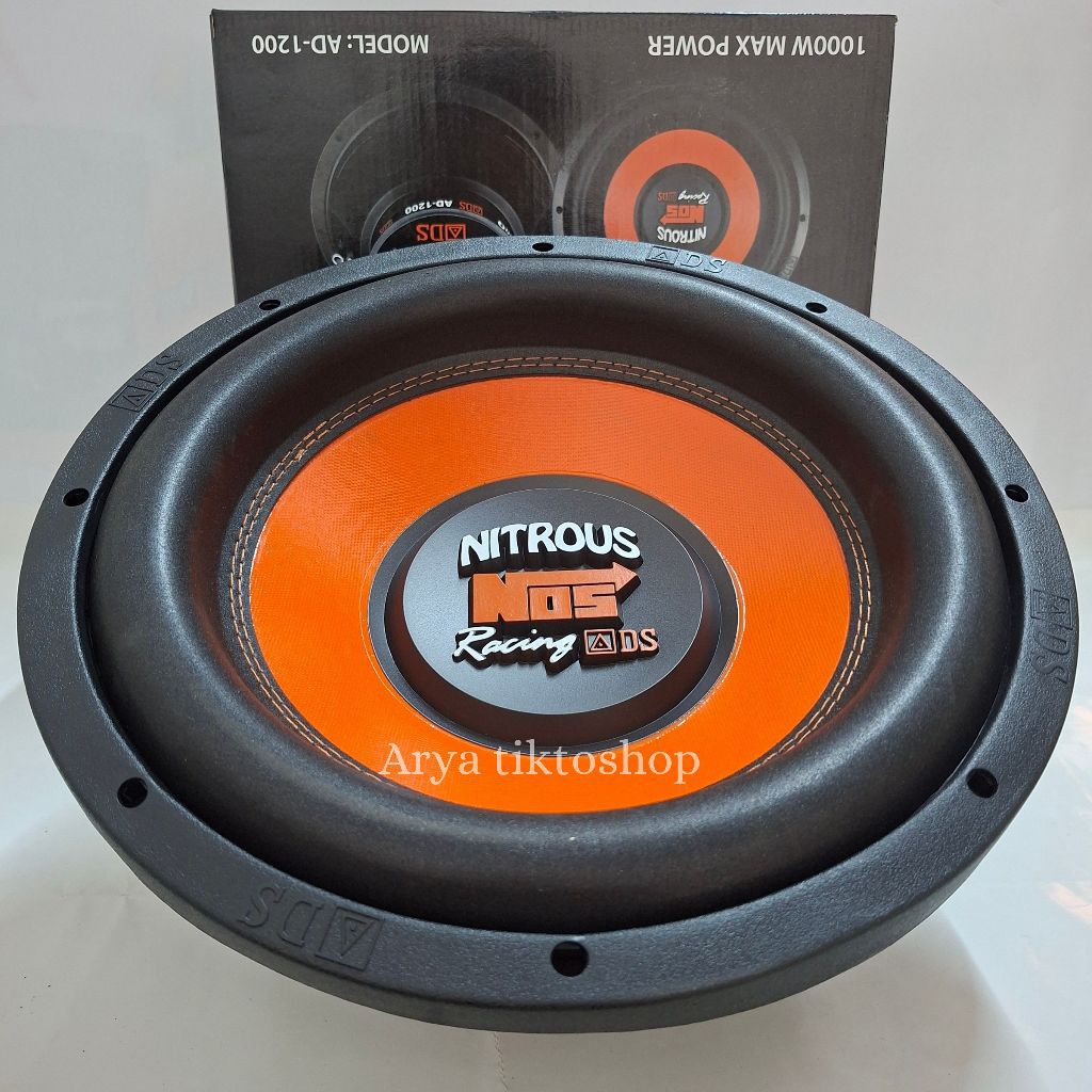SUBWOOFER 12 INCH AD 1200 ADS NITROUS NOS RACING DOUBLE COIL
