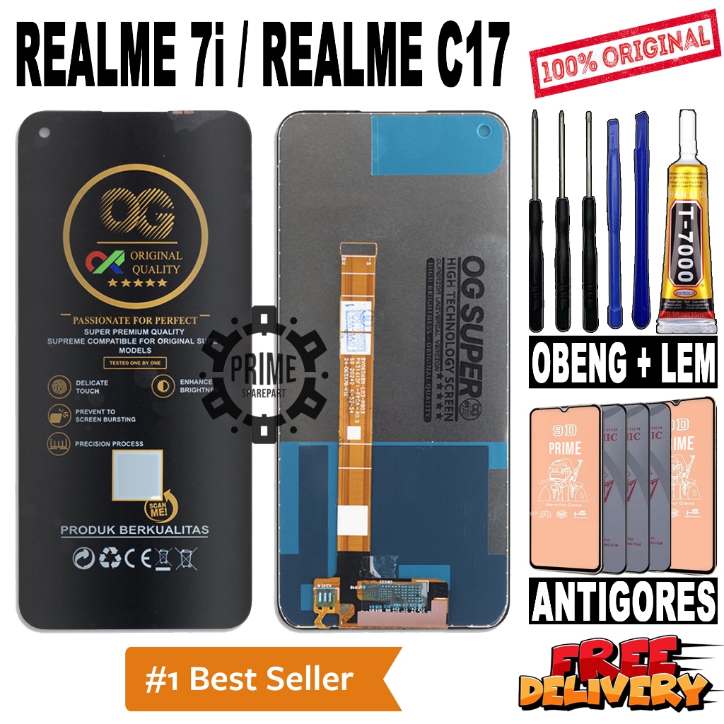 LCD TOUCHSCREEN REALME 7i / REALME C17 ORIGINAL OEM LCD FULLSET