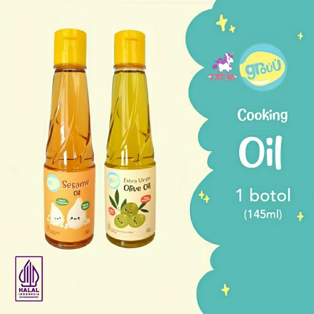 Grouu - Minyak MPASI | Minyak Zaitun & Minyak Wijen BB Booster