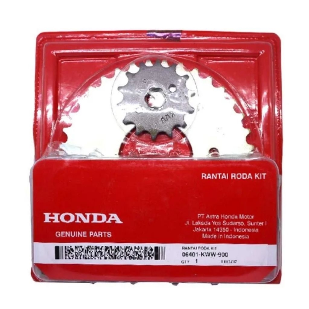 06401-KWW-900 HGP AHM 100% OEIGINAL GEAR SET BLADE NEW, REVO ABSOLUTE, REVO NEW  ASLI HONDA 06401KWW
