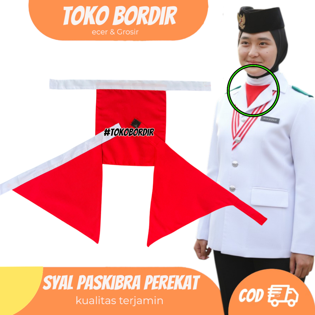 Syal Paskibra Merah Putih / Slayer Paskibra / Slayer Paskibra Merah putih
