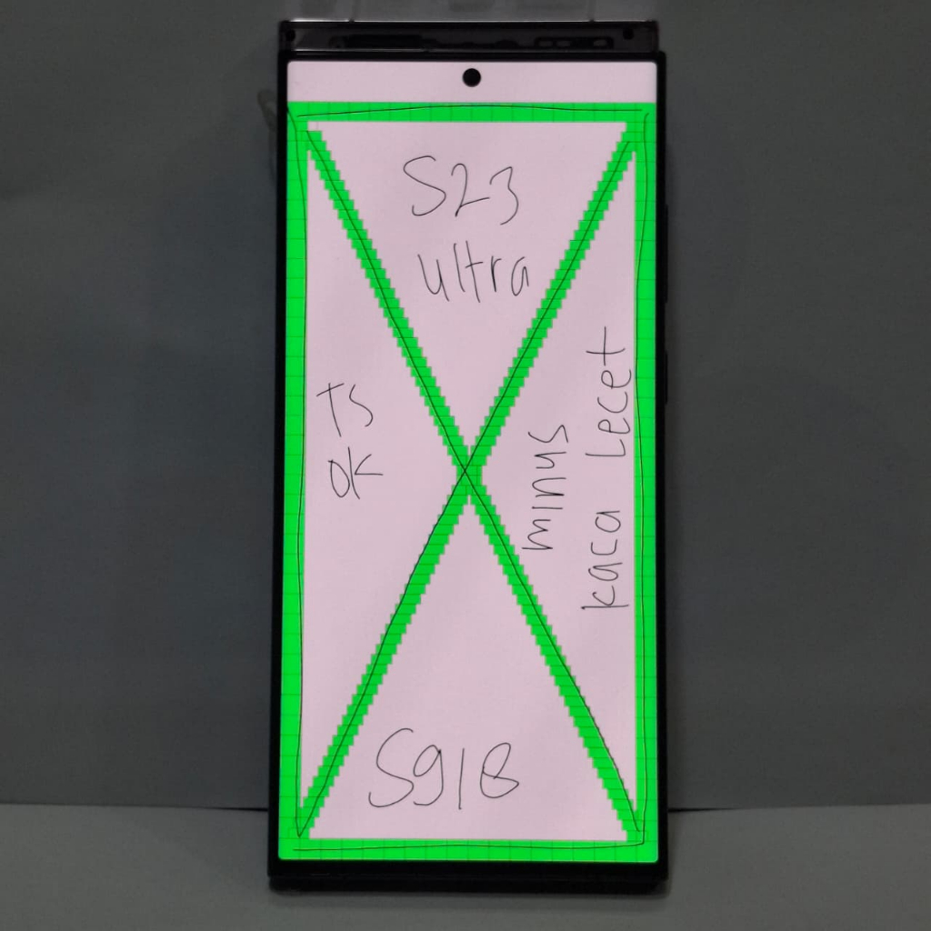 LCD SAMSUNG GALAXY S23 ULTRA 5G - S918 ORIGINAL COPOTAN MINUS KACA SCRATH
