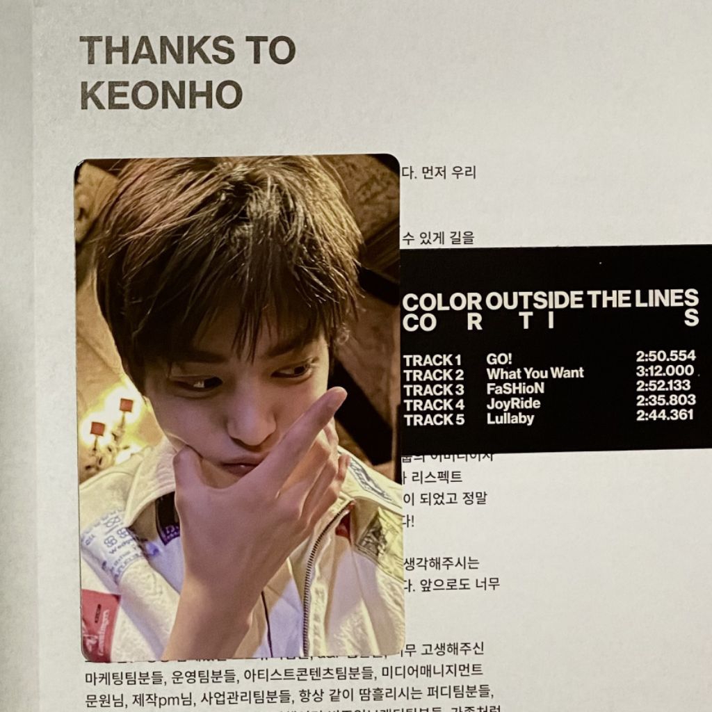 PC CORTIS KEONHO TARGET EXCLUSIVE