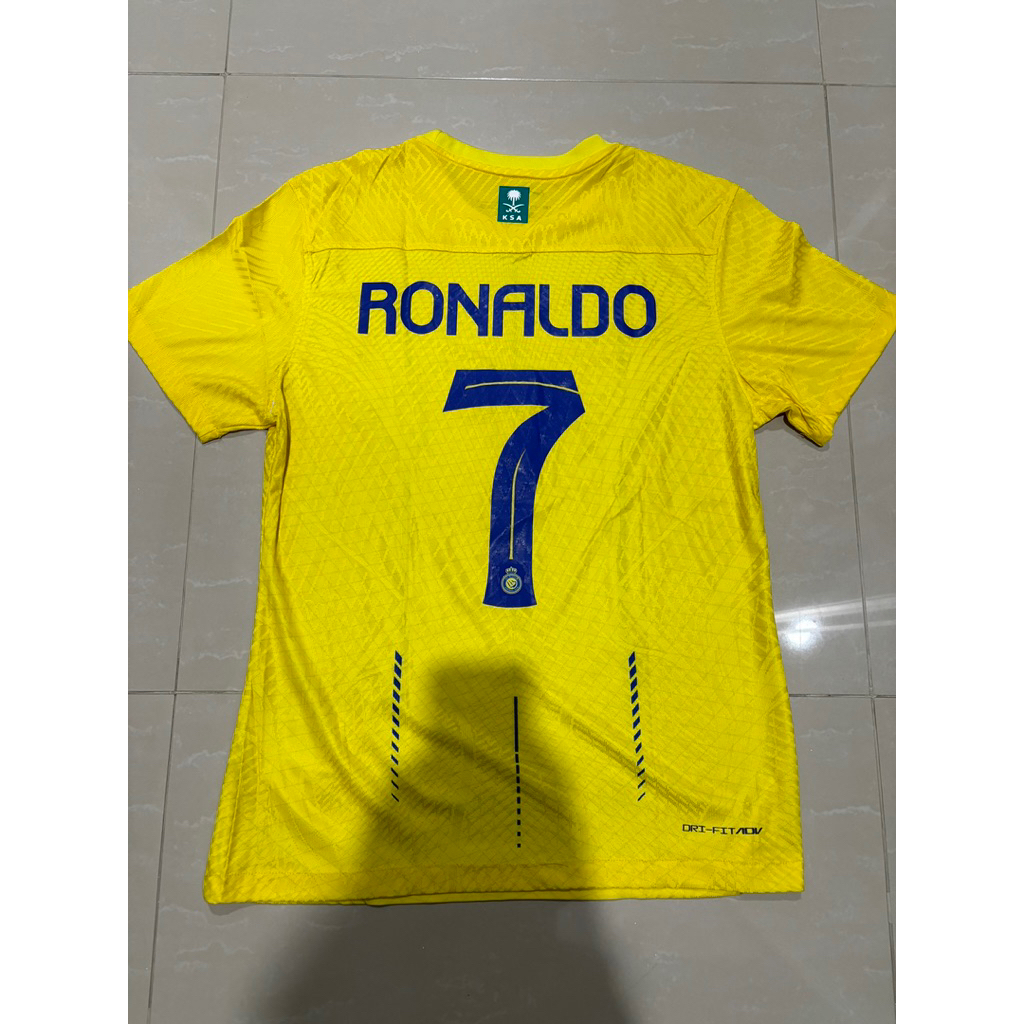 jersey AL nassr Player Issue Ronaldo Nameset