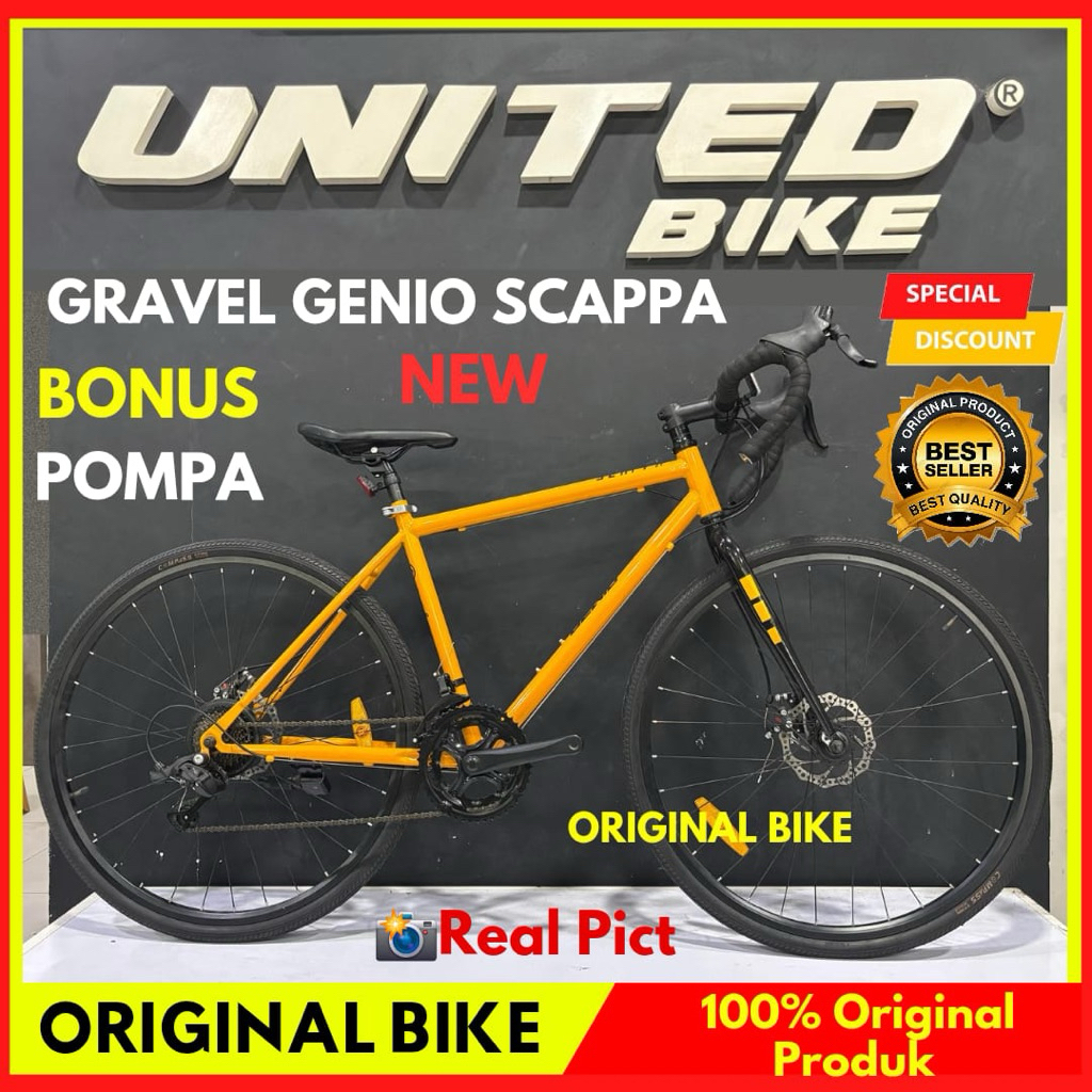 Sepeda Balap Gravel Roadbike Genio Scappa New By Unitedbike