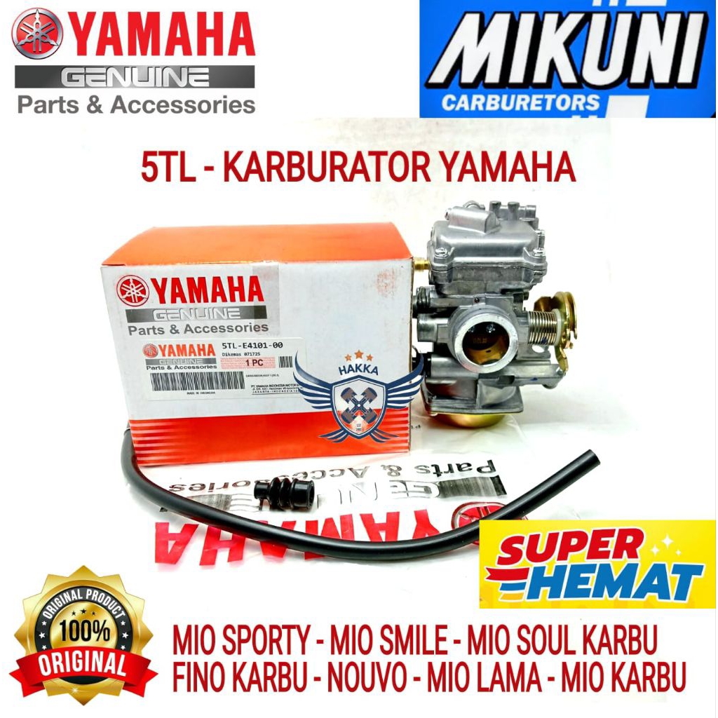5TL KARBURATOR ASLI YAMAHA MIO SPORTY, KARBURATOR ASLI YAMAHA MIO SMILE, KARBURATOR ASLI YAMAHA MIO 
