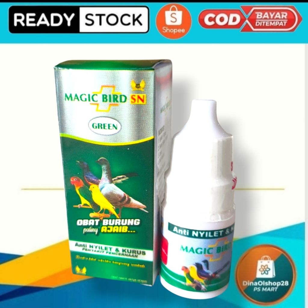 Obat Burung Magic Bird SN Green Anti Nyilet Kurus Lesu Berak Kapur  Obat Merpati