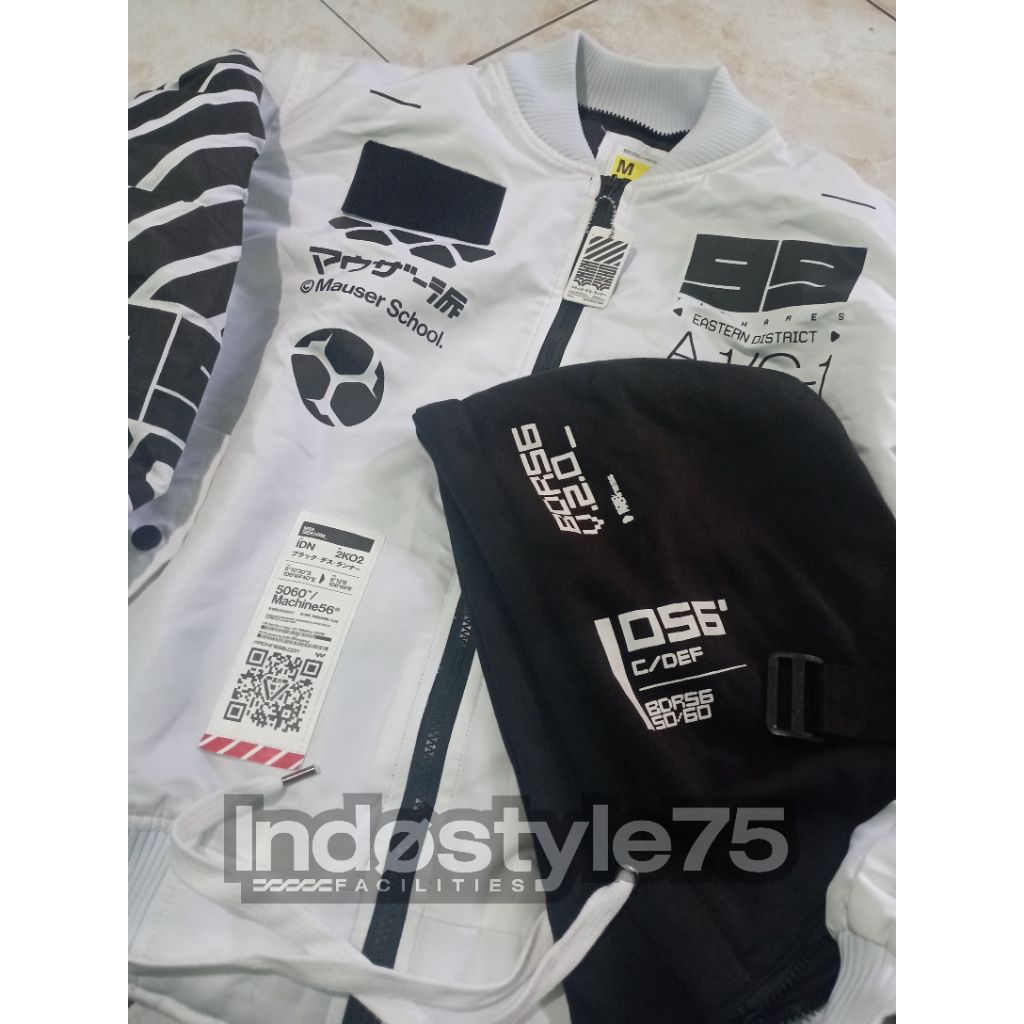 JAKET BOMBER MACHINE56 - JAKET CYBERPUNK - JAKET SUNMORI