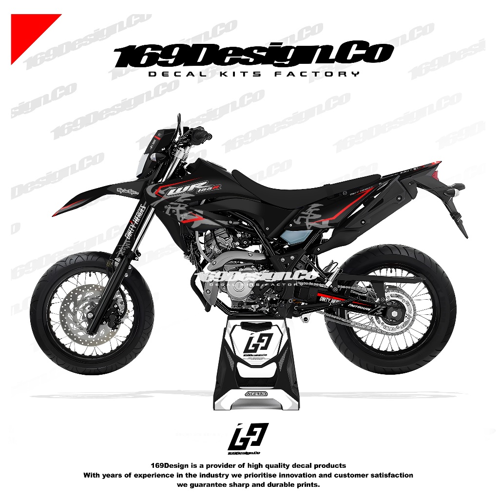 Decal WR 155 High Quality – Stiker Motor Trail Full Custom