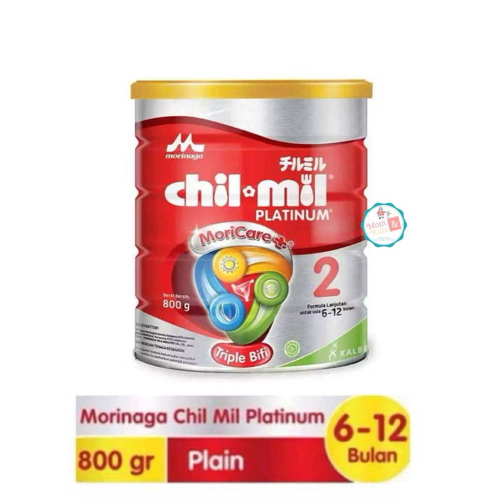 CHILMIL PLATINUM 800 GR | MORINAGA CHIL MIL PLATINUM (6-12 BULAN) 800GR