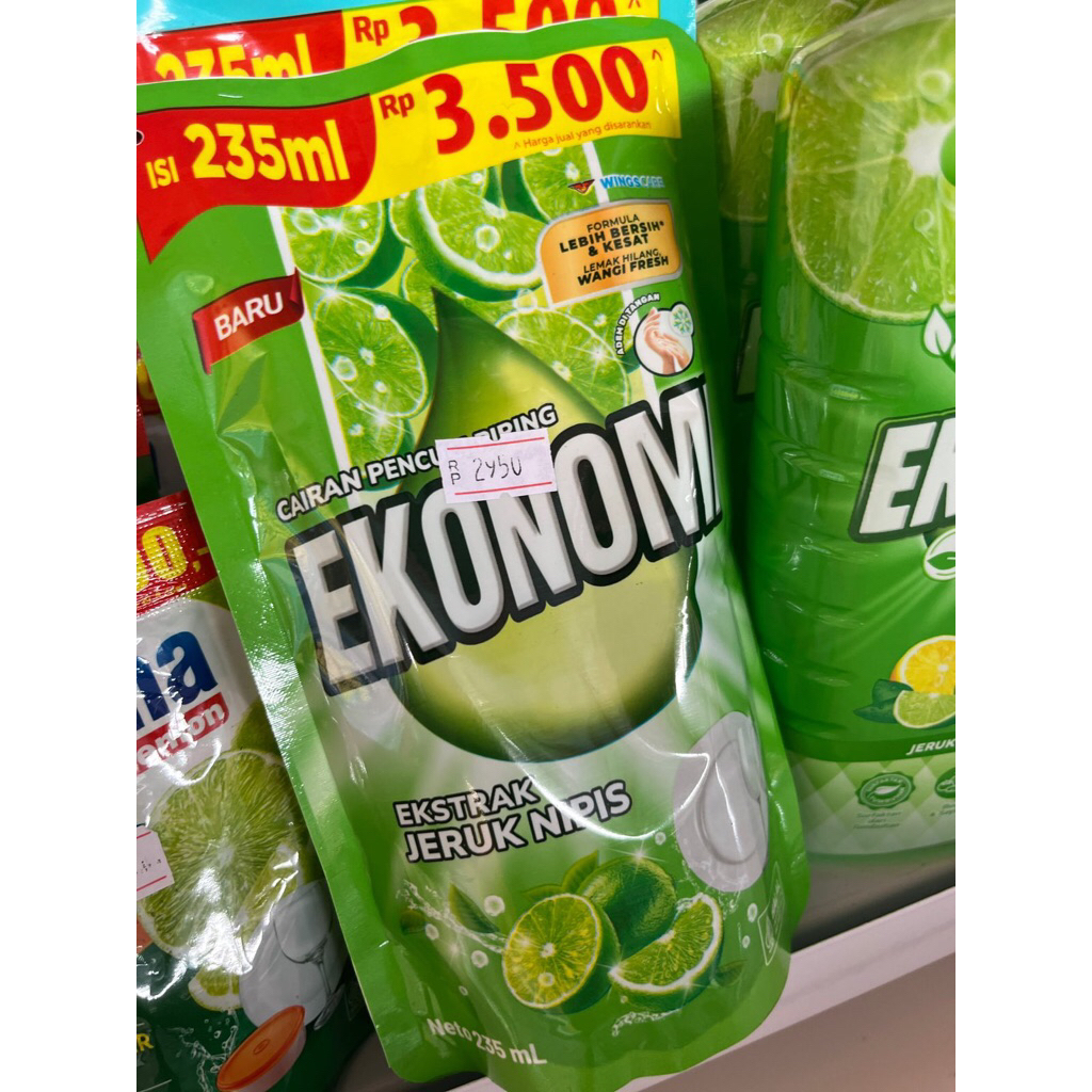 ekonomi cairan pencuci piring