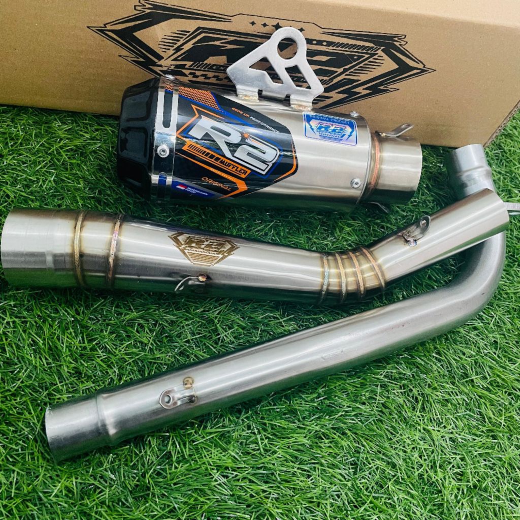 KNALPOT Racing Kenalpot Ori Tipe GTX pro  Jupiter Z1, Karisma, Jupiter, Vega, Astrea, Revo Abs, Supr