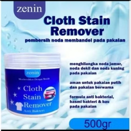 Zenin Cloth Stain Remover Serbuk Penghilang Jamur Pakaian Membandel