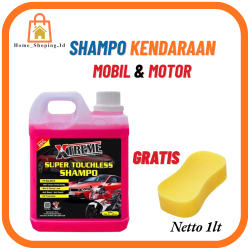 Shampo Motor 1 Liter Super Touchless/ Shampo Tanpa Sentuh 1 Liter