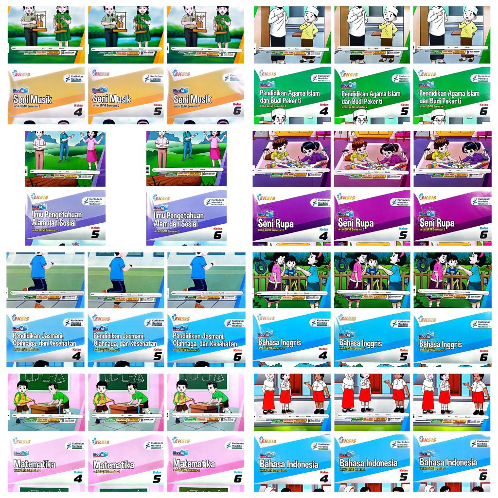 LKS SD MI EKSIS IPAS PENJAS PAIBP AGAMA ISLAM SENI RUPA BAHASA INGGRIS BAHASA JAWA BAHASA INDONESIA 