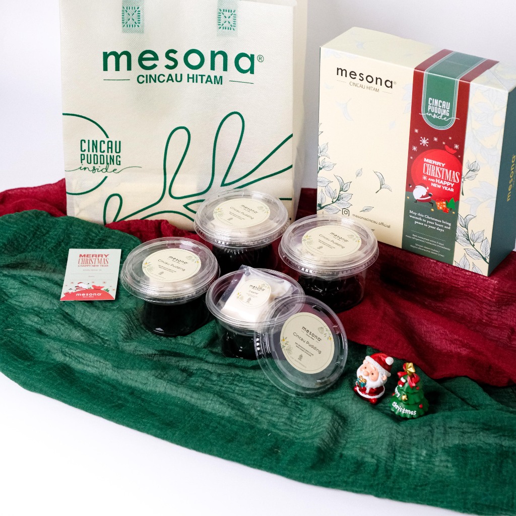 [READY / REQUEST TANGGAL PENGIRIMAN] Mesona Christmas Hampers Pudding Cup