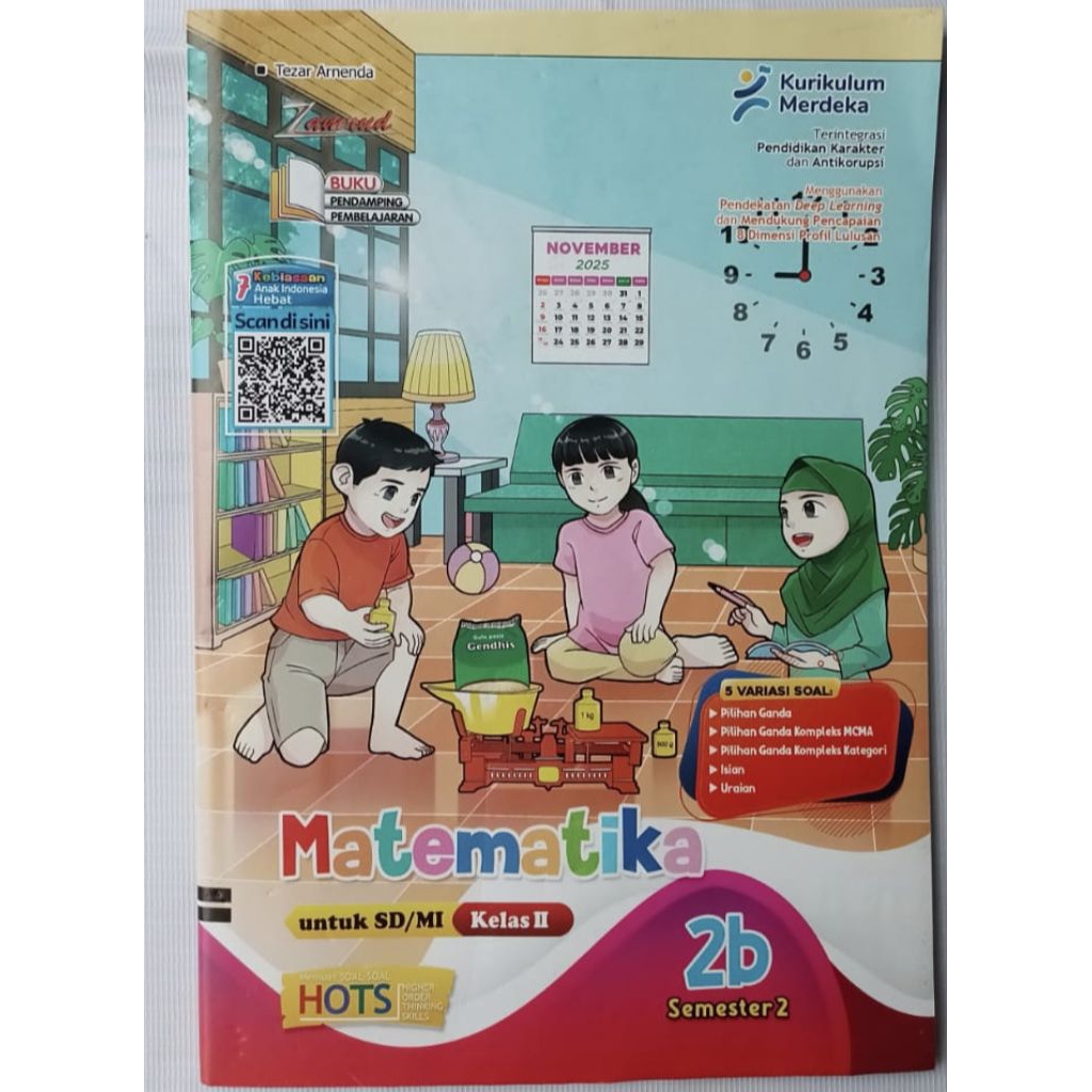 LKS SD/MI MATEMATIKA KELAS 2 SEMESTER 2  KURIKULUM MERDEKA