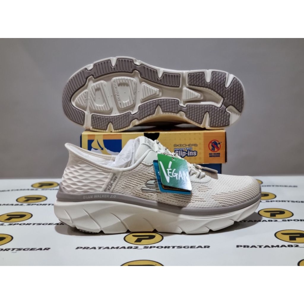 SIZE 42 ( 27 CM ) ORIGINAL ASLI SKECHERS SLIP-INS RELAXED FIT DLUX WALKER REZINATE ON SEPATU SPORT C