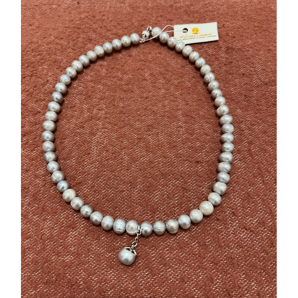 Kalung Mutiara Lombok Mutiara Air Tawar Original