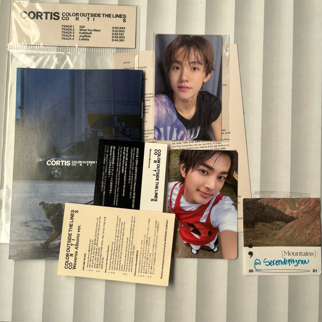 ALBUM WEVERSE CORTIS STUDIO CHOOM VERSI A SEONGHYEON PC KEONHO FULLSET READY INA KAMAR SIAP KIRIM