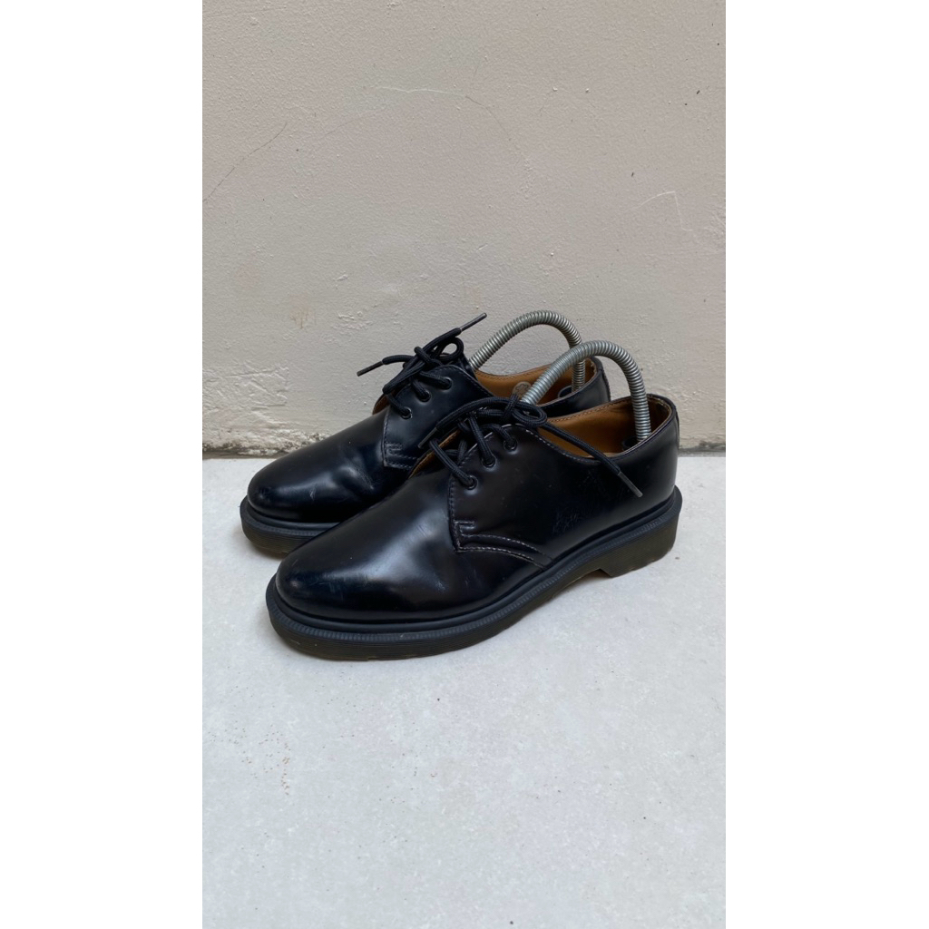 sepatu dr martens 1461 black smooth