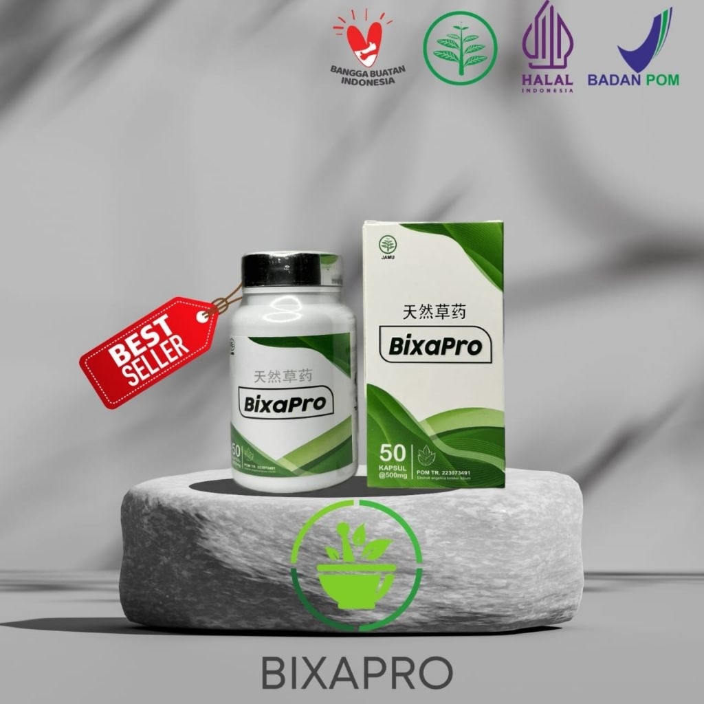 BixaPro Obat Herbal Atasi Stroke Memperlancar Tekanan Darah Hipertensi Kolesterol Original