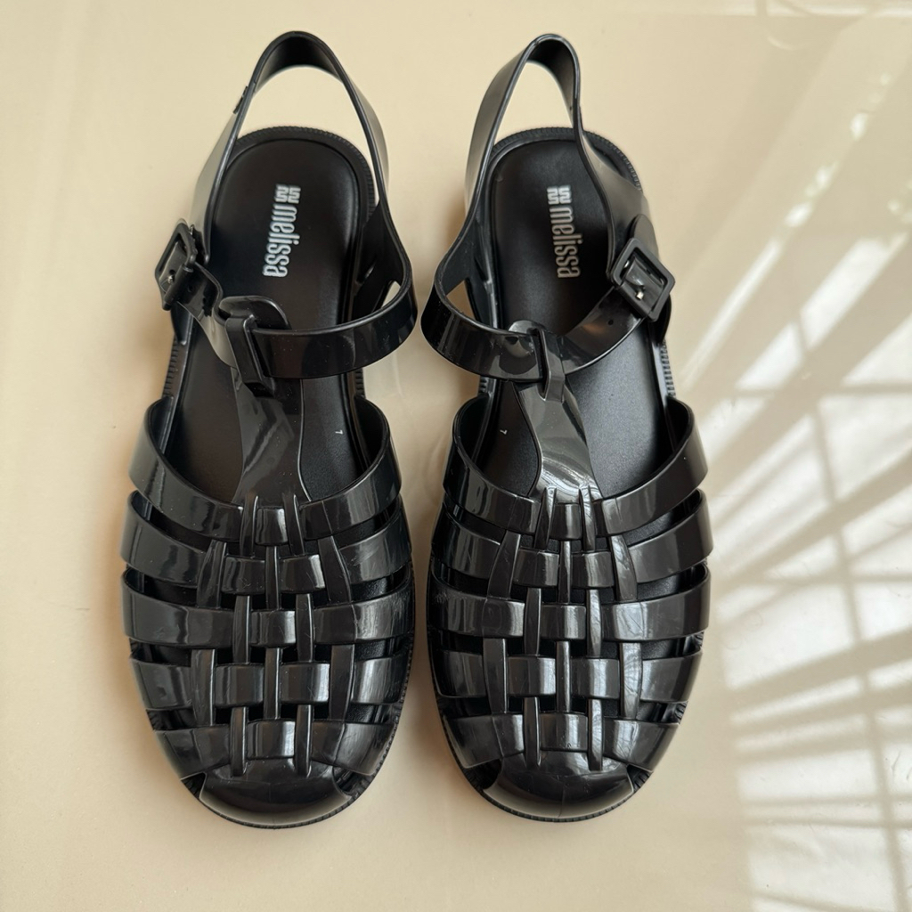 Melissa Preloved Size 39 Possession Ad Black Glossy