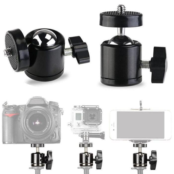 ( MY ACC ) Mini Ball Head / Ball Head Ringlight / Mini Ball Head Tripod Kamera