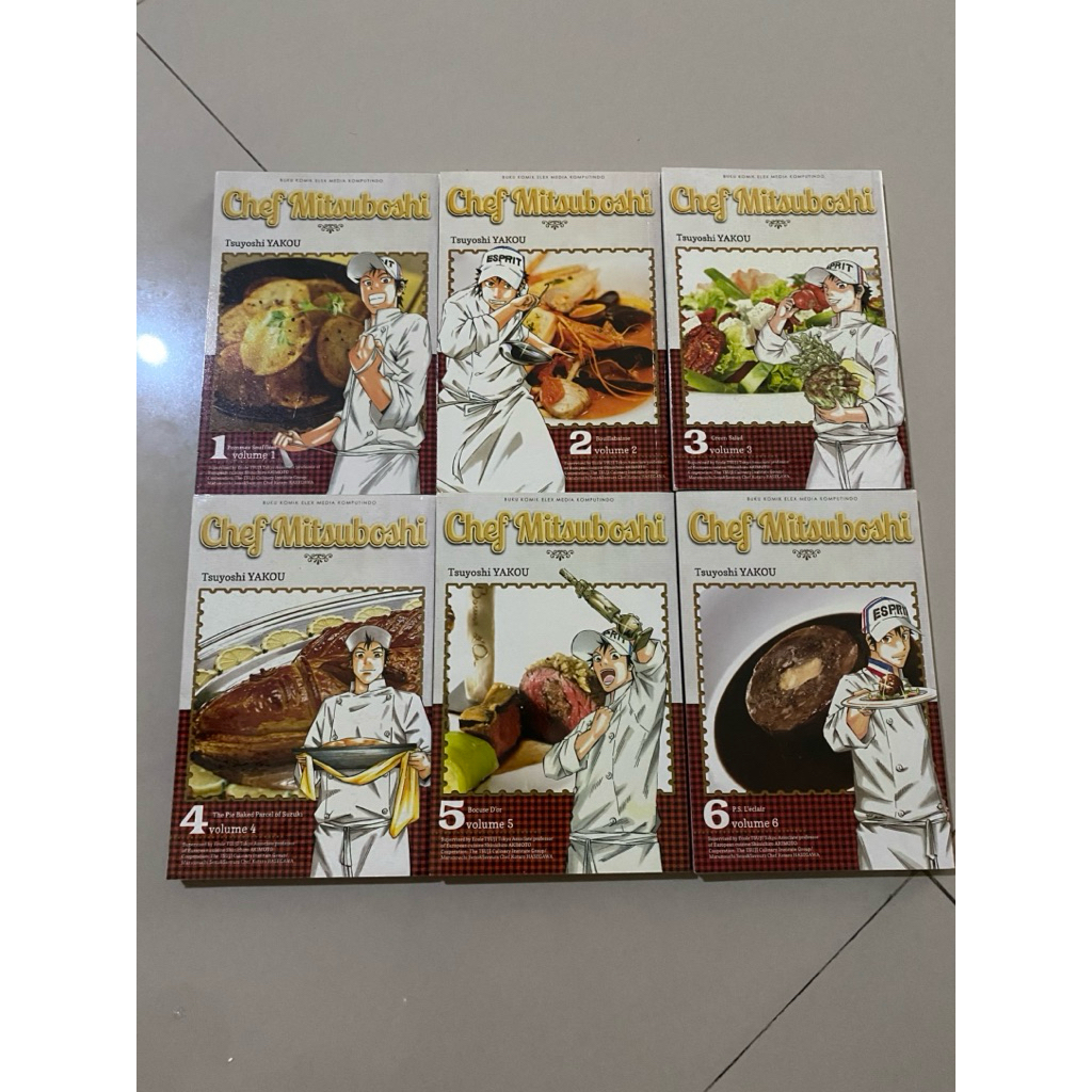 komik chef mitsuboshi 1-6 lengkap tamat