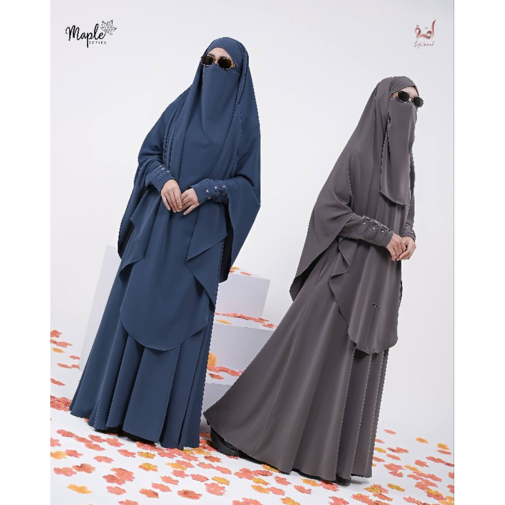 MAPLE (GAMIS AJA) by byUmmah | Gamis Syari Casual | Gamis syari Premium