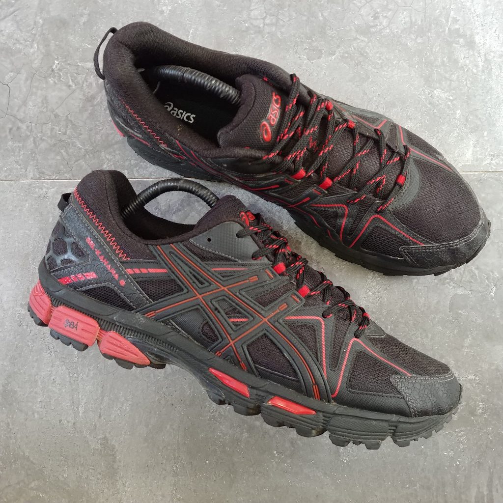 Asics Gel Kahana 8 Black Red T6LON-9023 Original ( Size 46 )