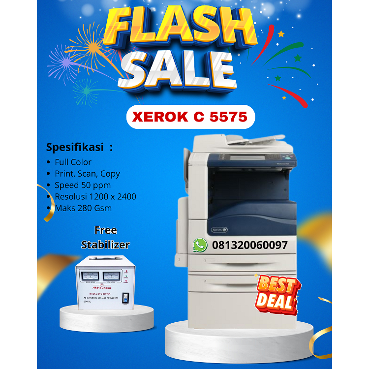 Mesin Digital Printing A3+ Fuji Xerox Apeosport V C5575 Harga Paling Murah