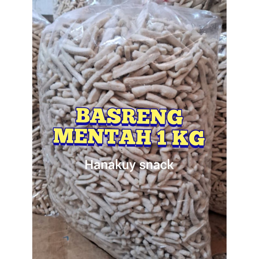 Basreng mentah 1 kg ikan tenggiri