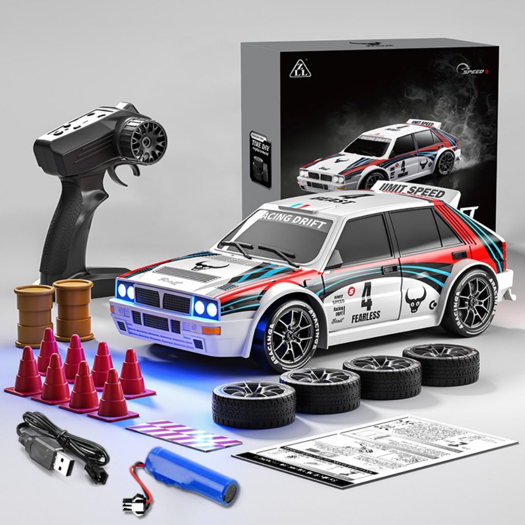 Rc SG204 PRO 1/24 RC Car 2.4G Kecepatan Tinggi Drift 4WD Remote Control Mobil dengan Lampu LED Radio