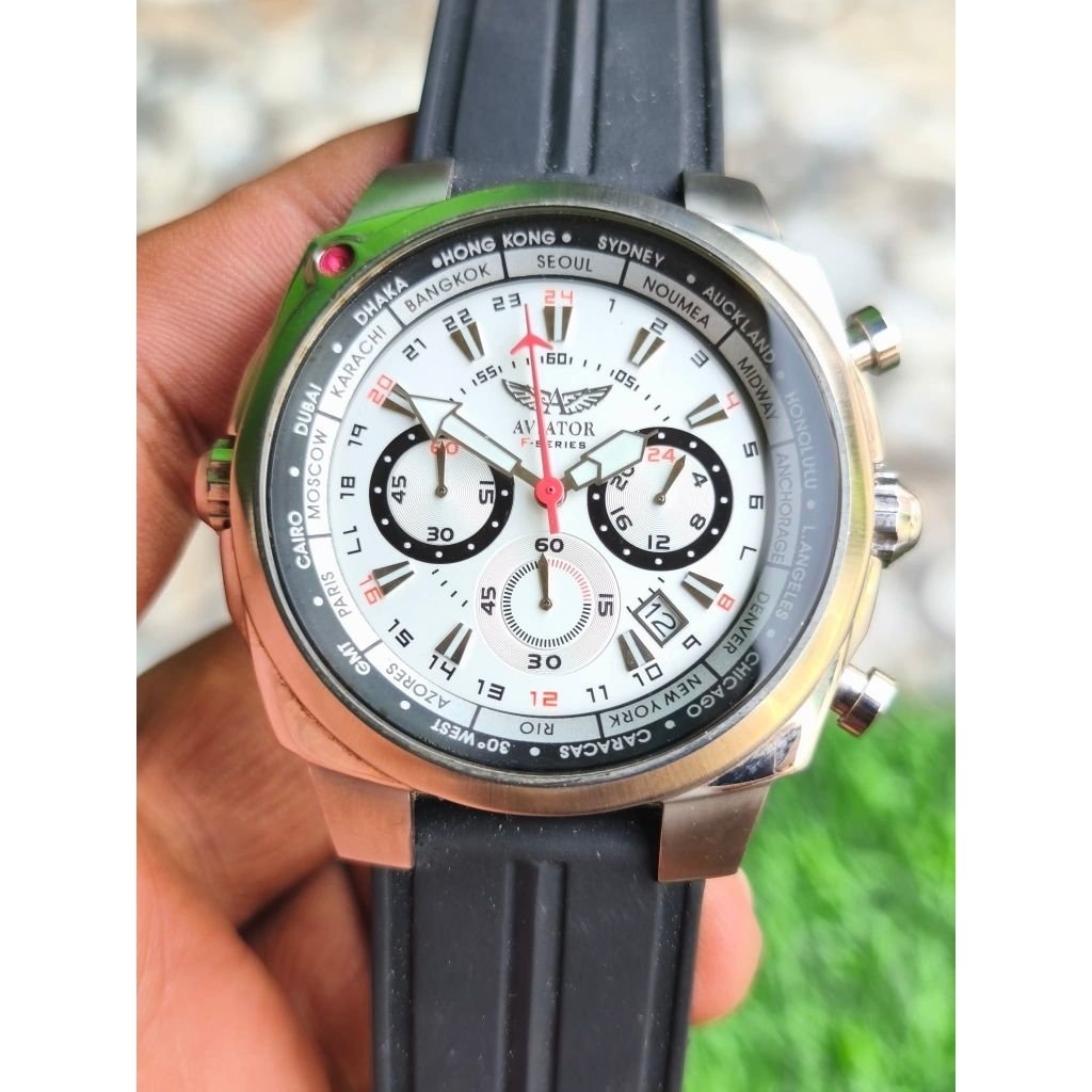 Jam tangan merk aviator(ORIGINAL)