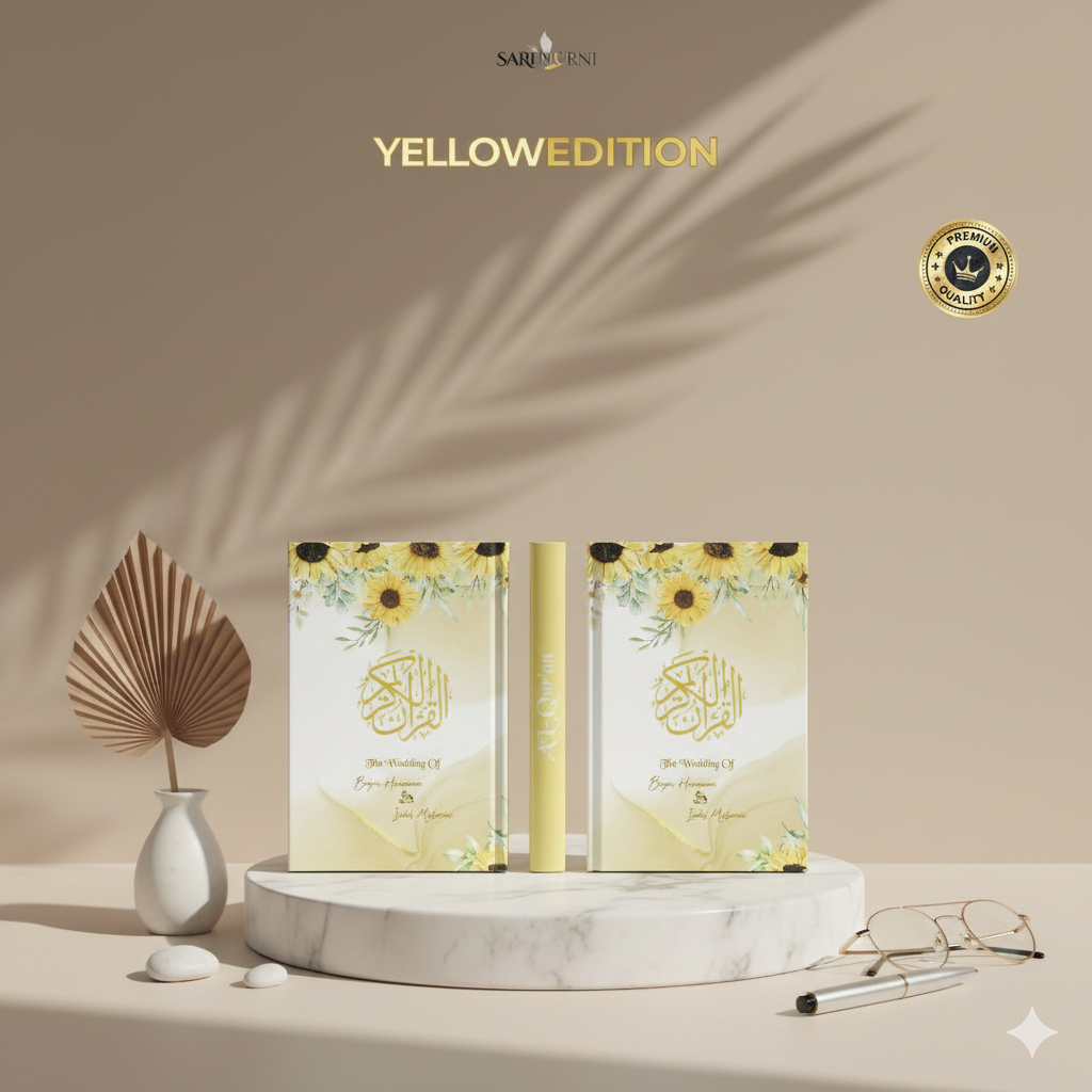 Sari Murni Jakarta - Alquran Custom Nama Terjemahan Perkata Latin A5 A6 Yellow Edition SM-048