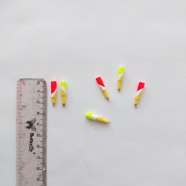 ( Isi 6 Pcs ) Pelampung Kumbul Spon Press Banyak Dicari Super Sensitif Panjang 2 CM Cocok Untuk Manc