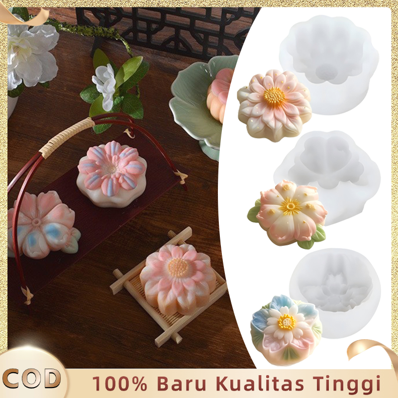 Cetakan Silikon Bunga Sakura Kecil Cetakan Kue Bunga Sakura Cetakan Silikon Puding Coklat Bunga Saku