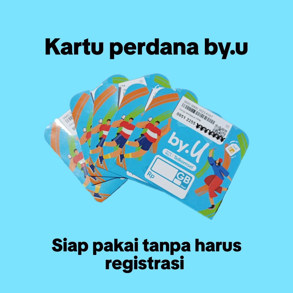 kartu perdana by.u siap pakai