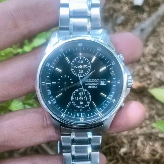 Jam Tangan Seiko Chronograph Original