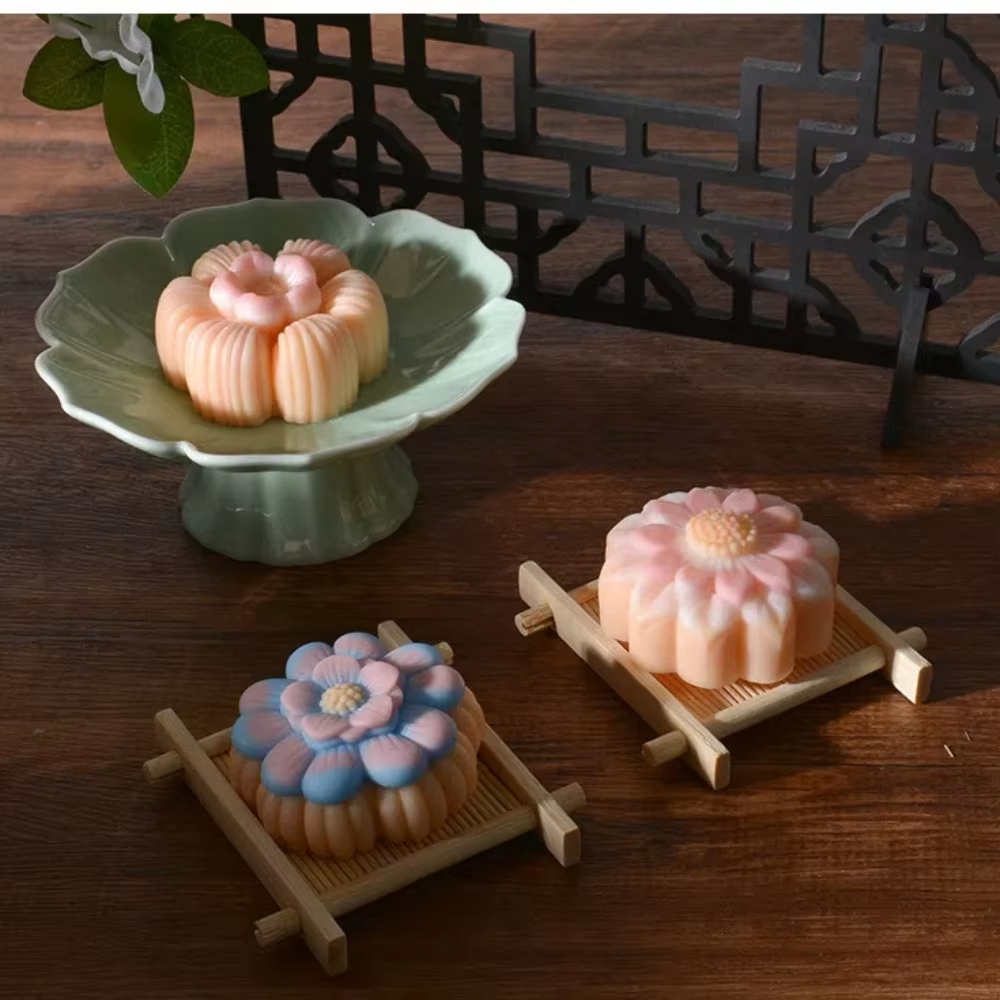 Cetakan Silikon Bunga Sakura Kecil Cetakan Kue Bunga Sakura Cetakan Silikon Puding Coklat Bunga