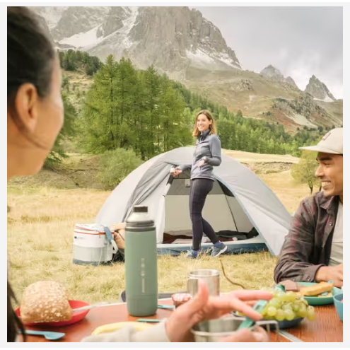 Tenda Dome 4 Orang QUECHUA MH100 Original