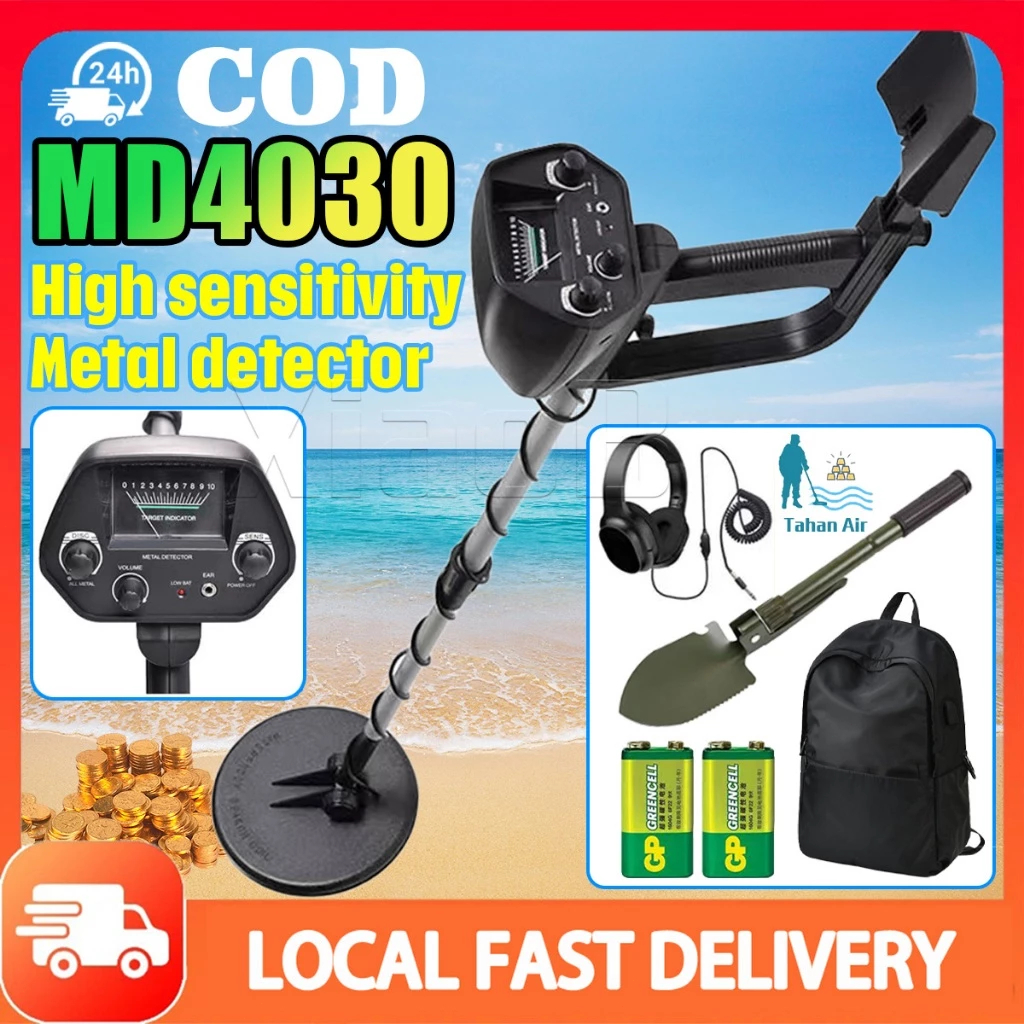 Tianxun Original MD4030 Metal Detector Tahan Air Pendeteksi Logam Detektor Logam Pendeteksi Alat Pen