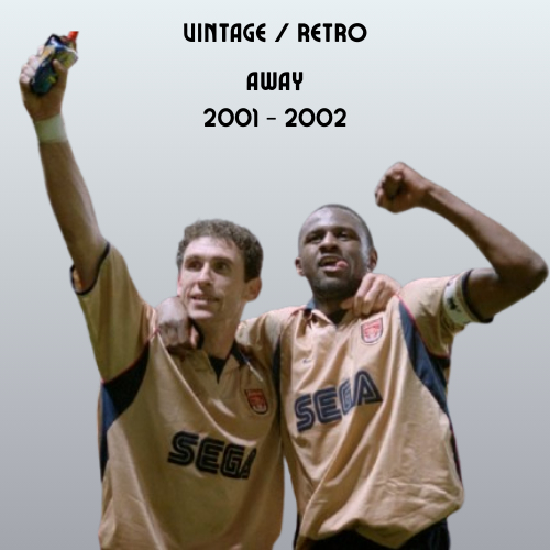 Jersey arsenal away 2001 2002