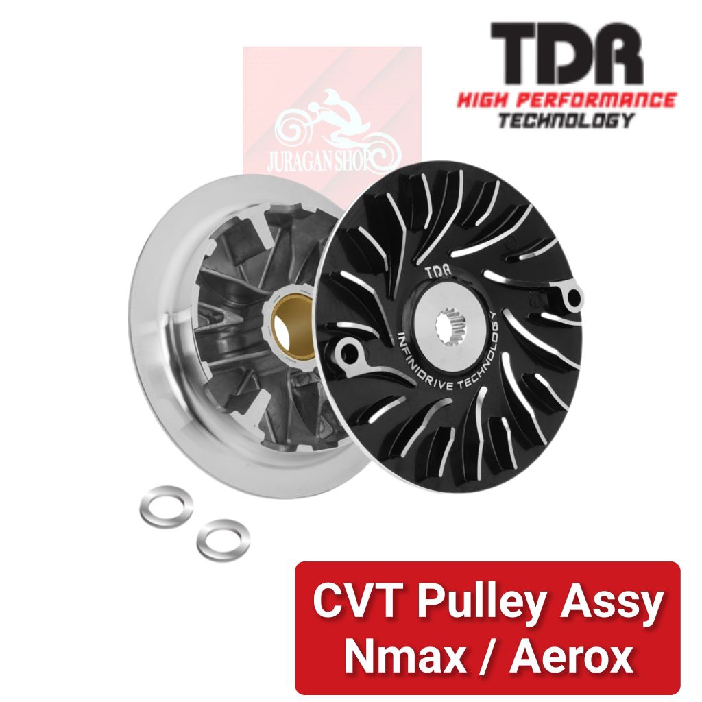 TDR Cvt pulley Nmax Aerox Infinidirive Pulley assy Nmax new Aerox new